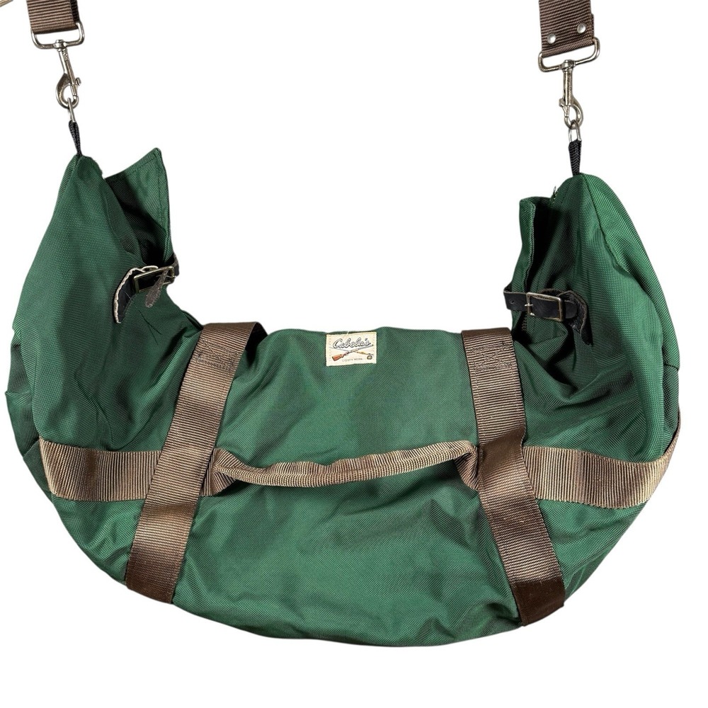 Cabela's Vintage HUGE 36‎ x 22 Duffel Bag Sportsman Hunting Camping Travel RARE